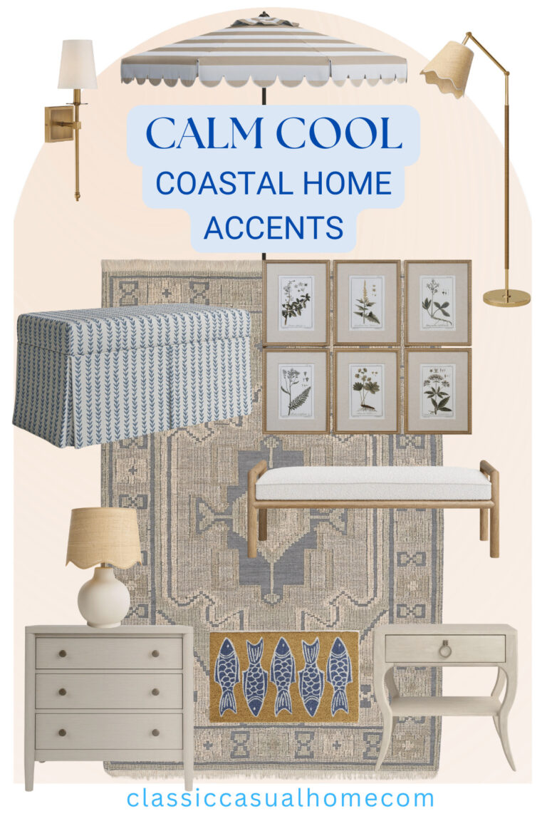 Calm Cool Coastal Home Accents (That Never Look Kitschy)